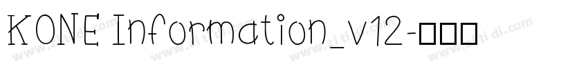 KONE Information_v12字体转换